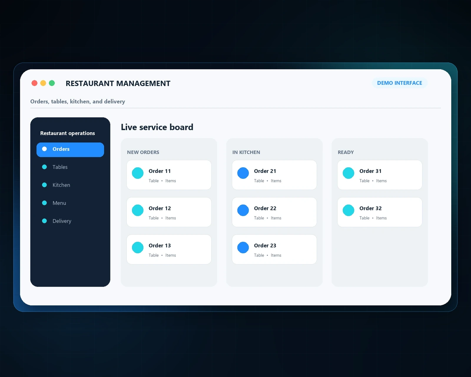 Restaurant Management System